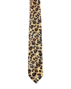 Cheetah Print Narrow Tie