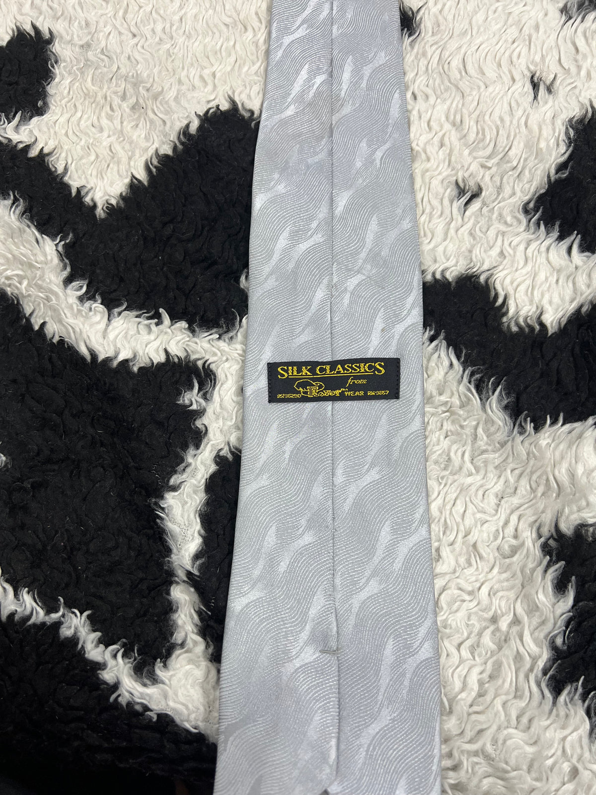 Vintage Car Show Ralley Labels Tie
