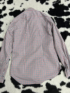 ZARA Man Tailored Fit Red & Blue Checkered Buttonup