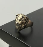 Silver Lion Ring