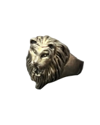 Silver Lion Ring