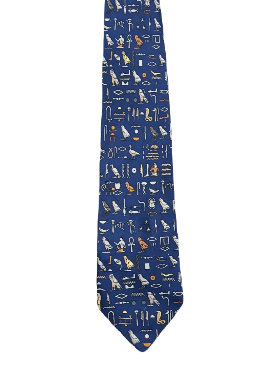 Egypt Graphic Tie by The Brooklyn Museum