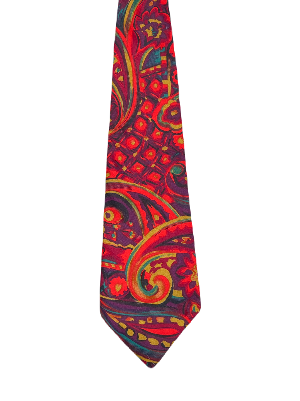 Pink Flamingo Abstract Vibrant Tie
