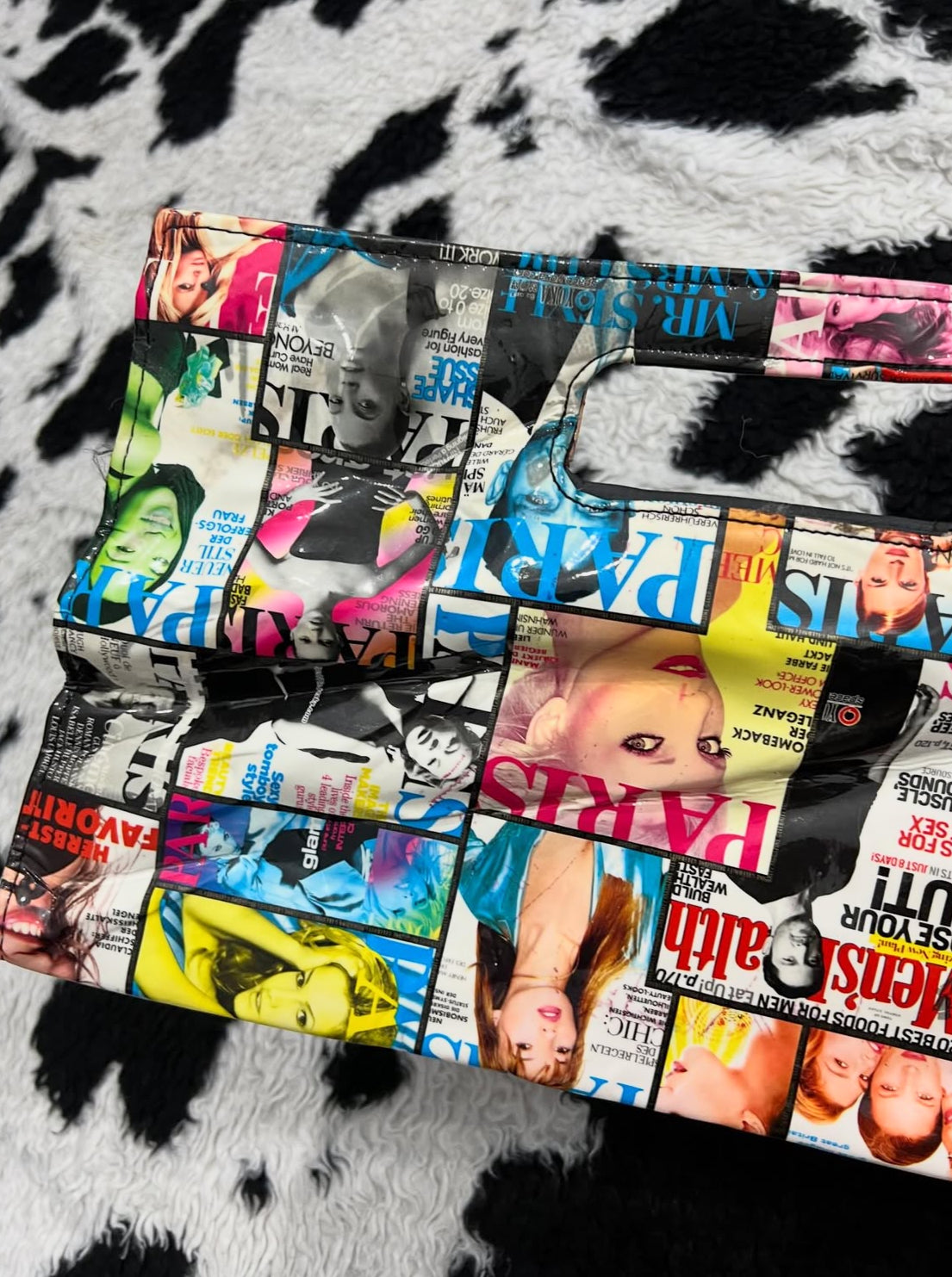Vintage 1990s Magazine Covers Bag