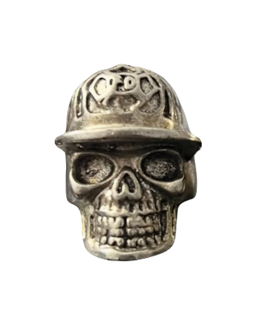Swagged Out Skull Chunky Ring