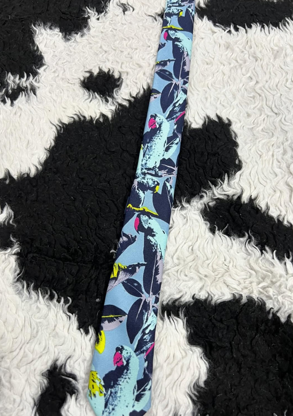 Narrow Parrots Tie