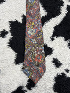 Silver's Floral Tie
