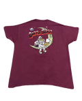 "Lost in Slice" Skeleton on Moon Pizza Tee (Large)