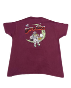 "Lost in Slice" Skeleton on Moon Pizza Tee (Large)