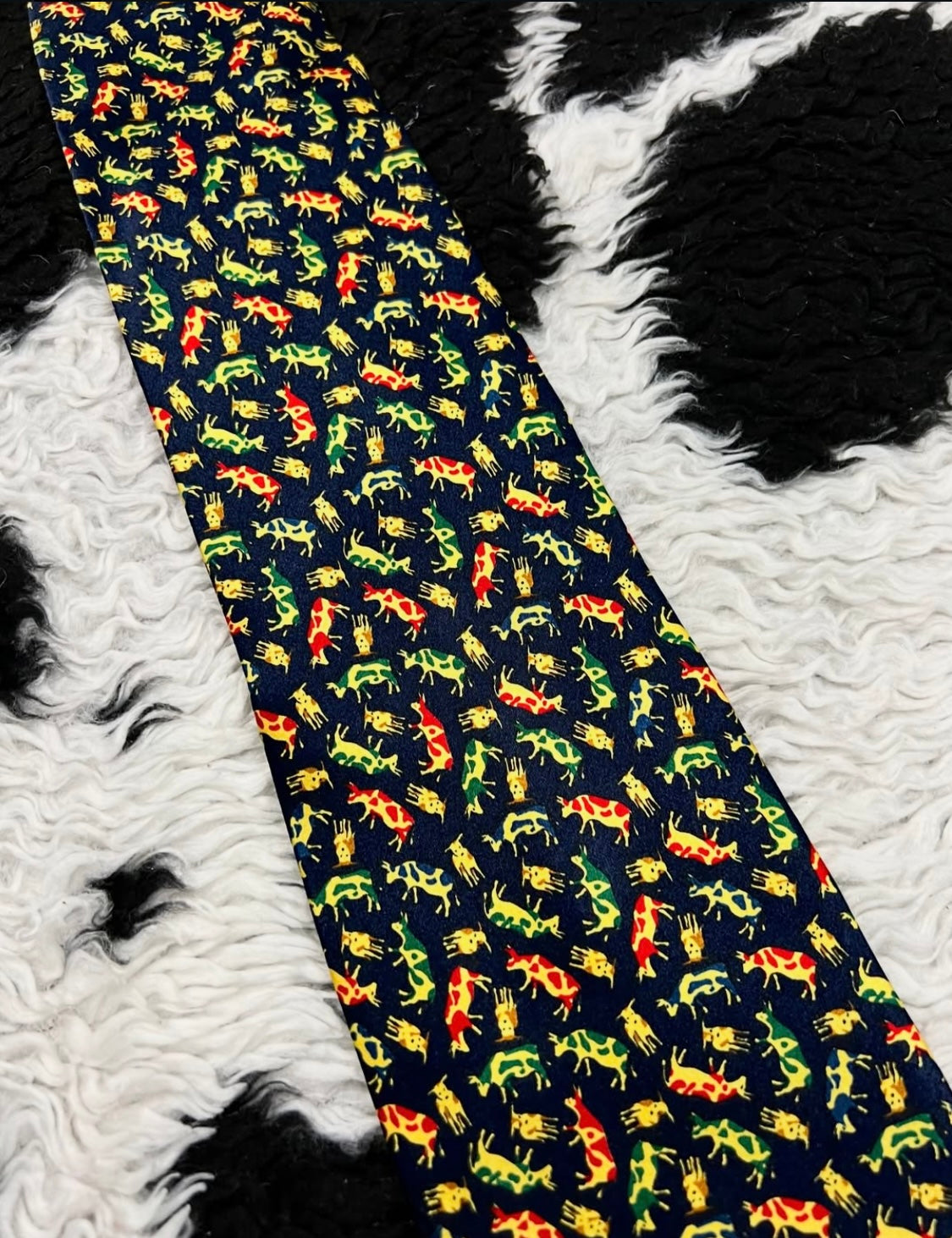 Floating Cows Tie