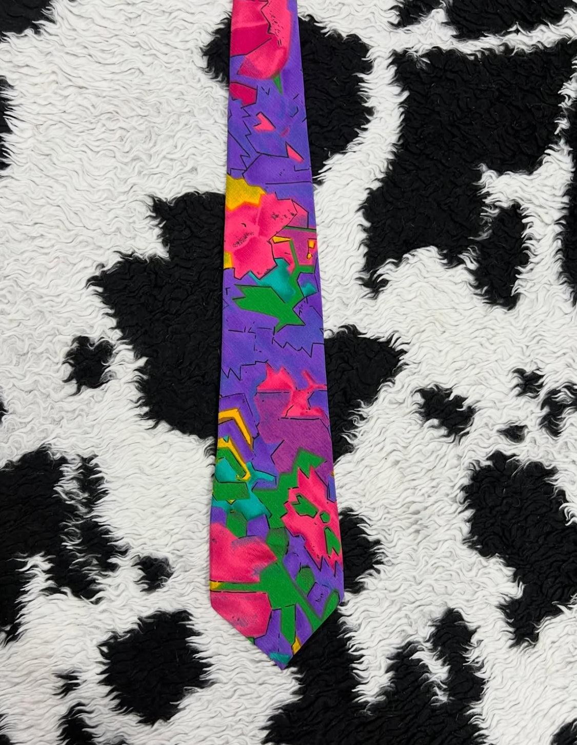 Vibrant Abstract Art Tie