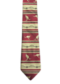 Fully Embroidered Kangaroo Tie