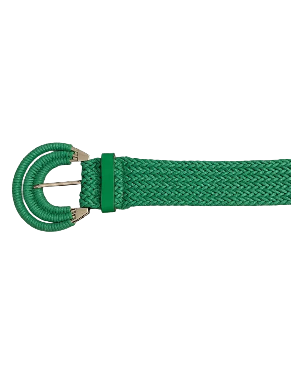 Green Wide Elastic Belt