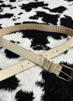 Cream-Colored Star Belt