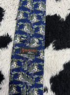 Crane in Pond Tie