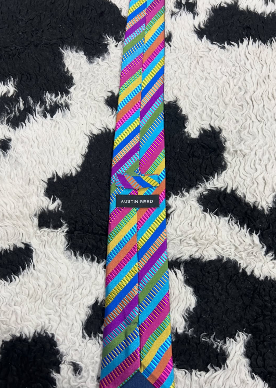 Vibrant Colorful Embroidered Tie