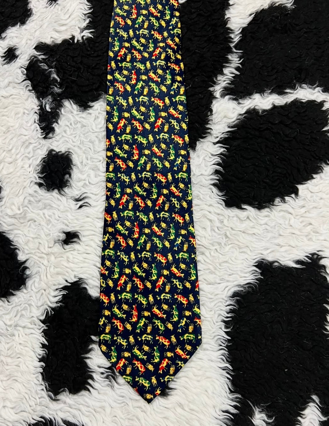 Floating Cows Tie
