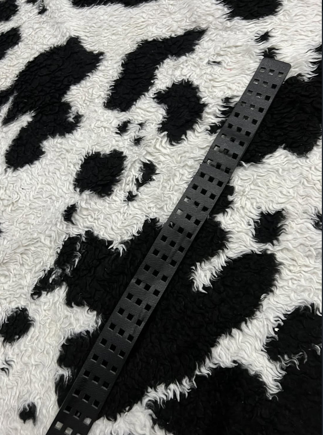 Black Triple Hole Belt