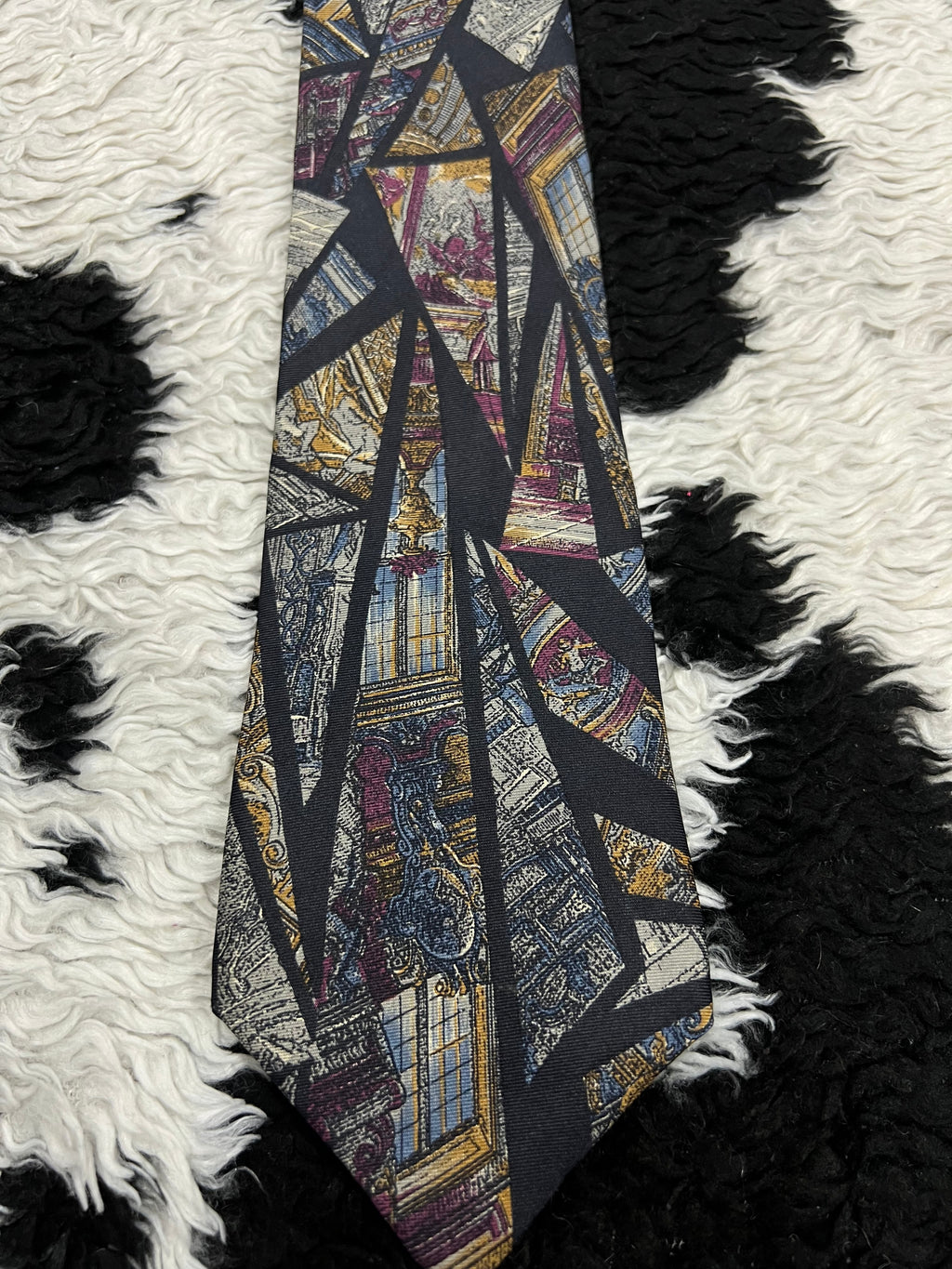 Architecture Collage Tie