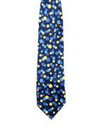 Silkworm Blue & Yellow Dotted Tie