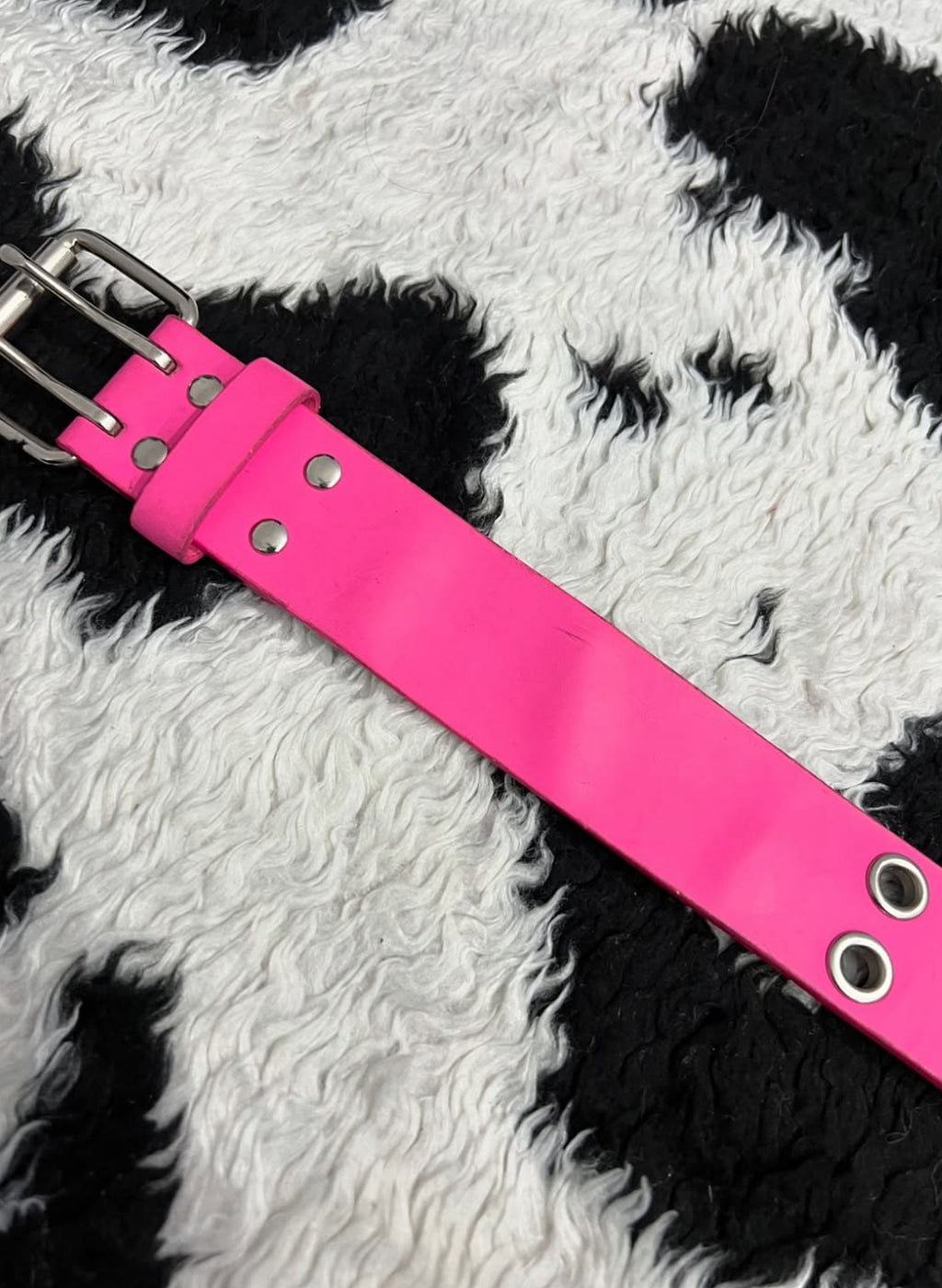 Pink Double-Holes Belt