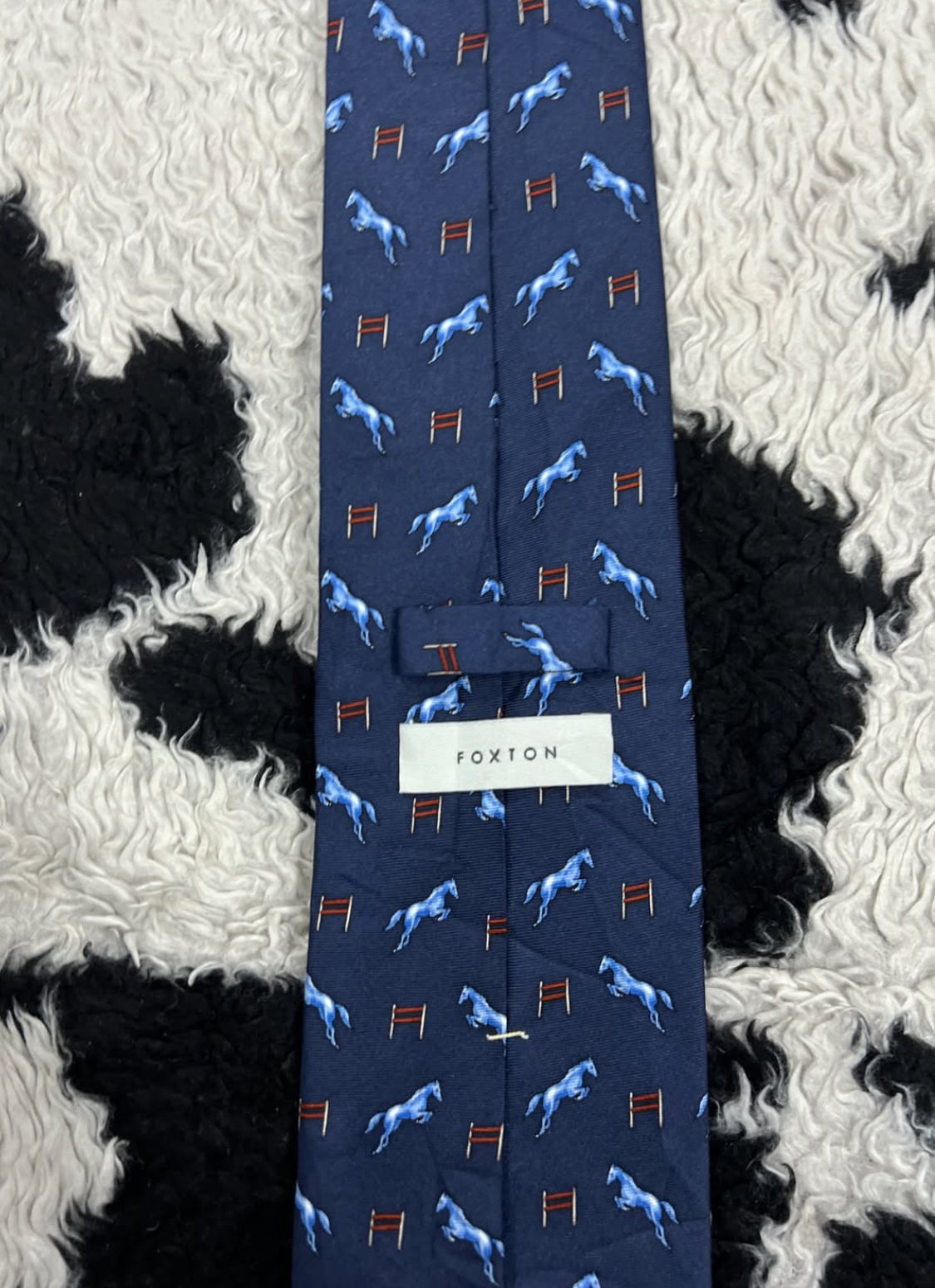 Equestrian Jumping Horses Tie