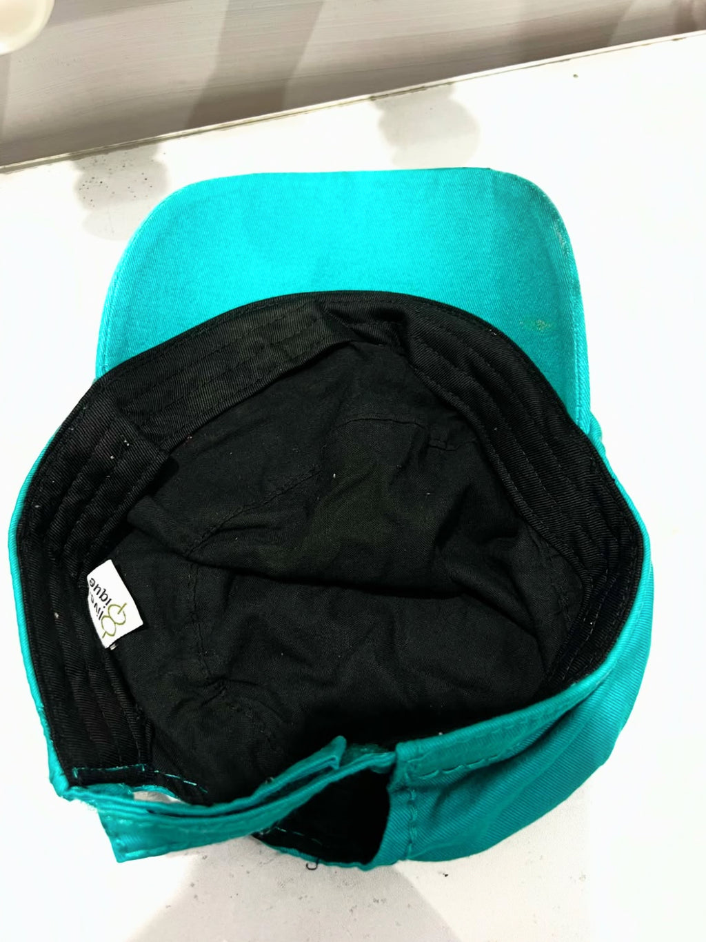 Y2K Floral Teal Cap