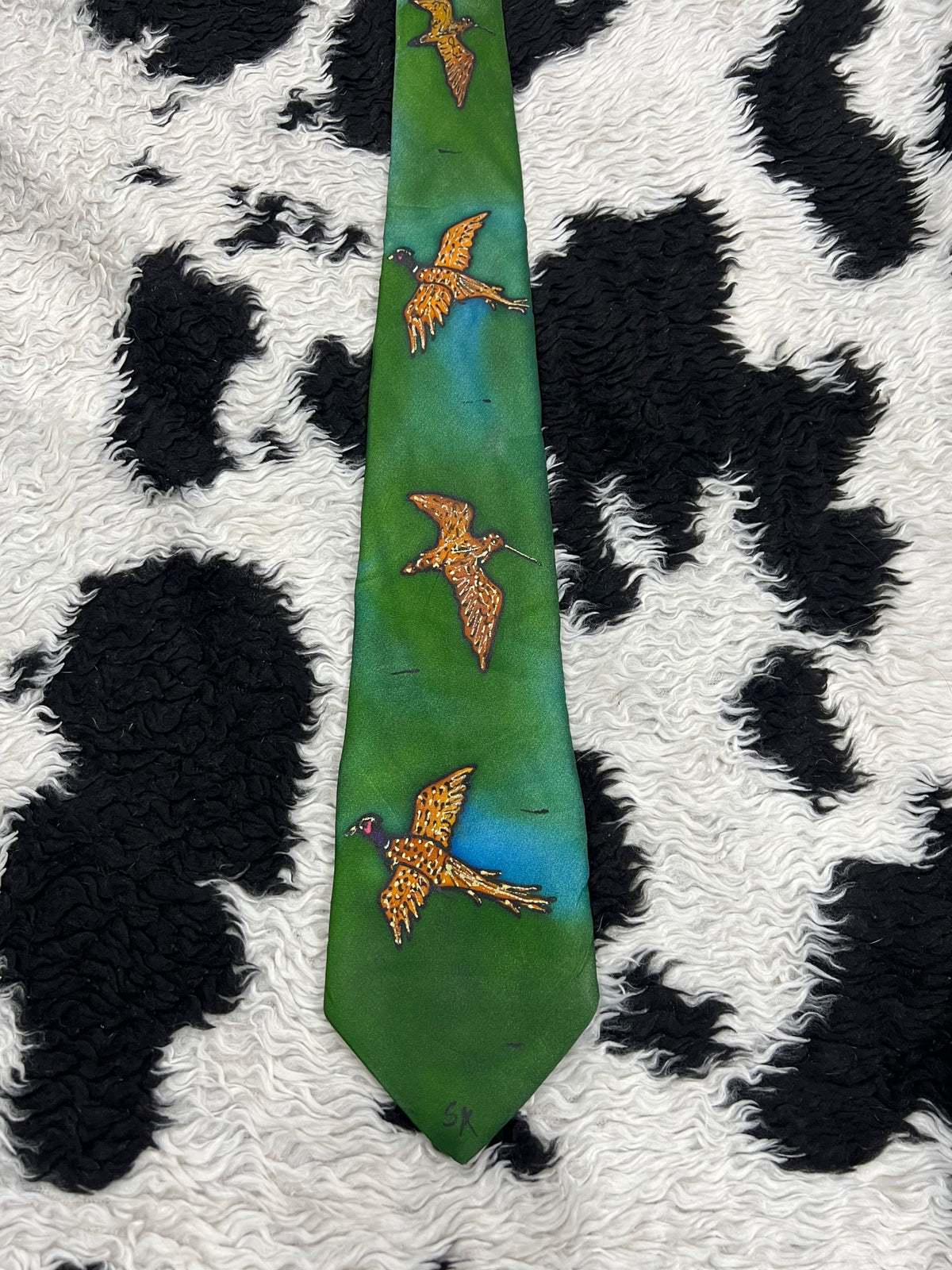 Flying Pheasants Tie