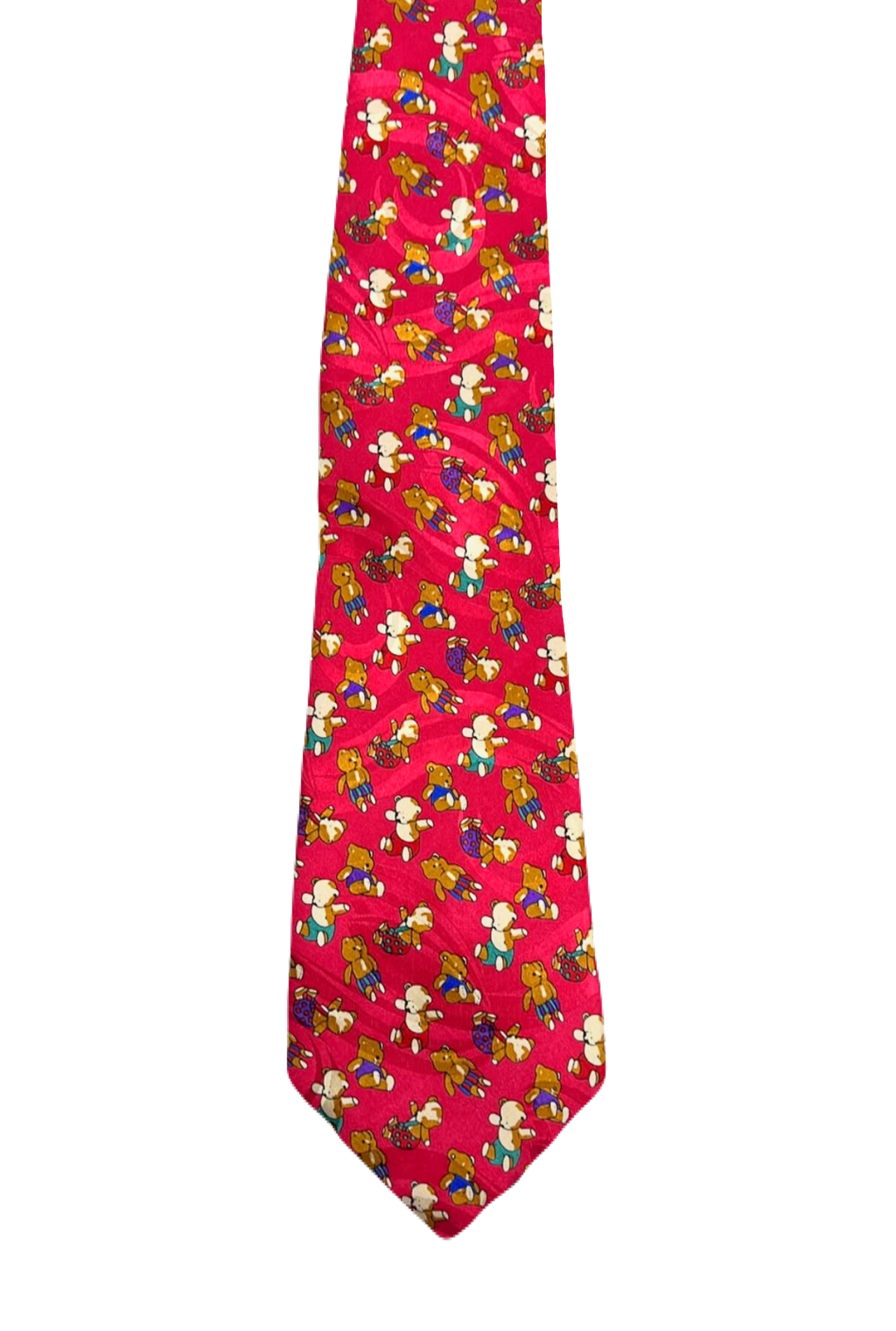Hot Pink Teddy Bears Tie