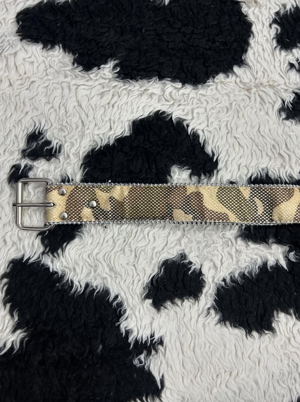 Camouflage Glitter Belt