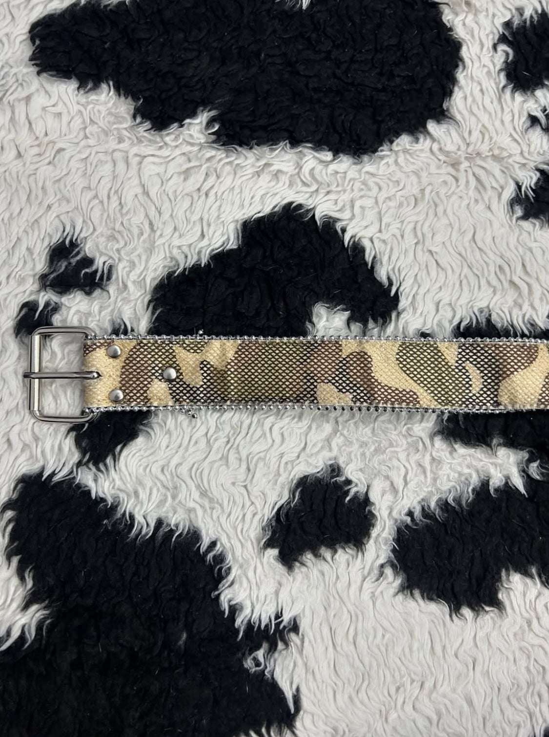 Camouflage Glitter Belt
