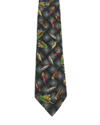 Fish Baits Graphic Tie
