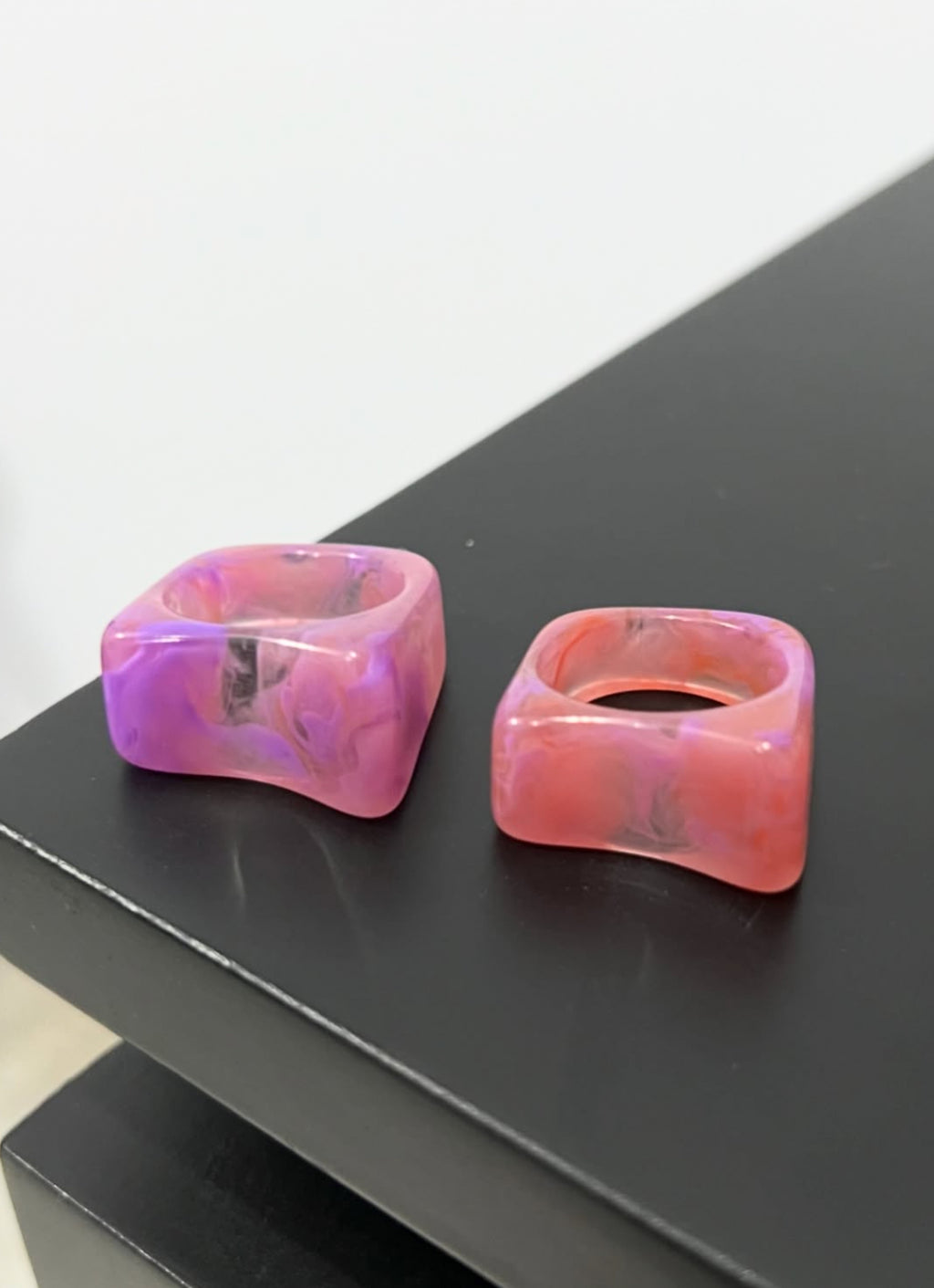 Chunky Resin Rings