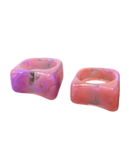 Chunky Resin Rings