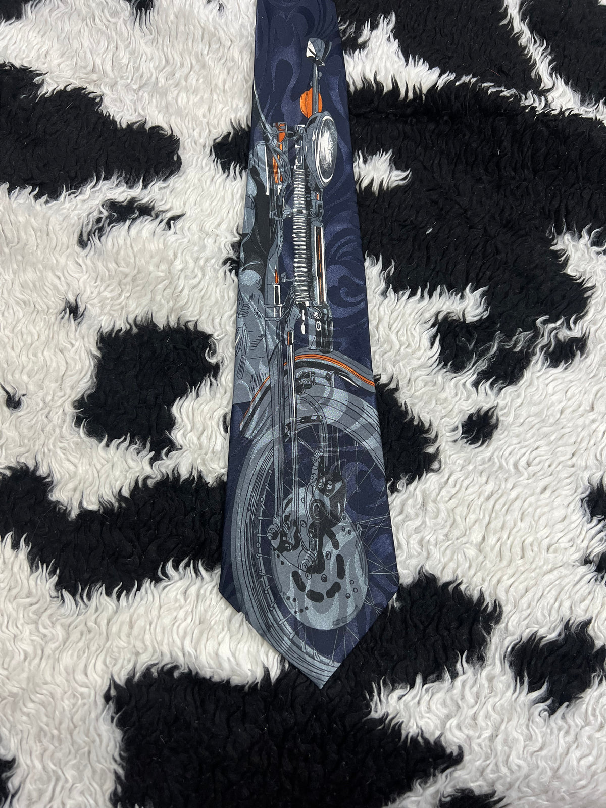 Motorcycle Closeup Tie