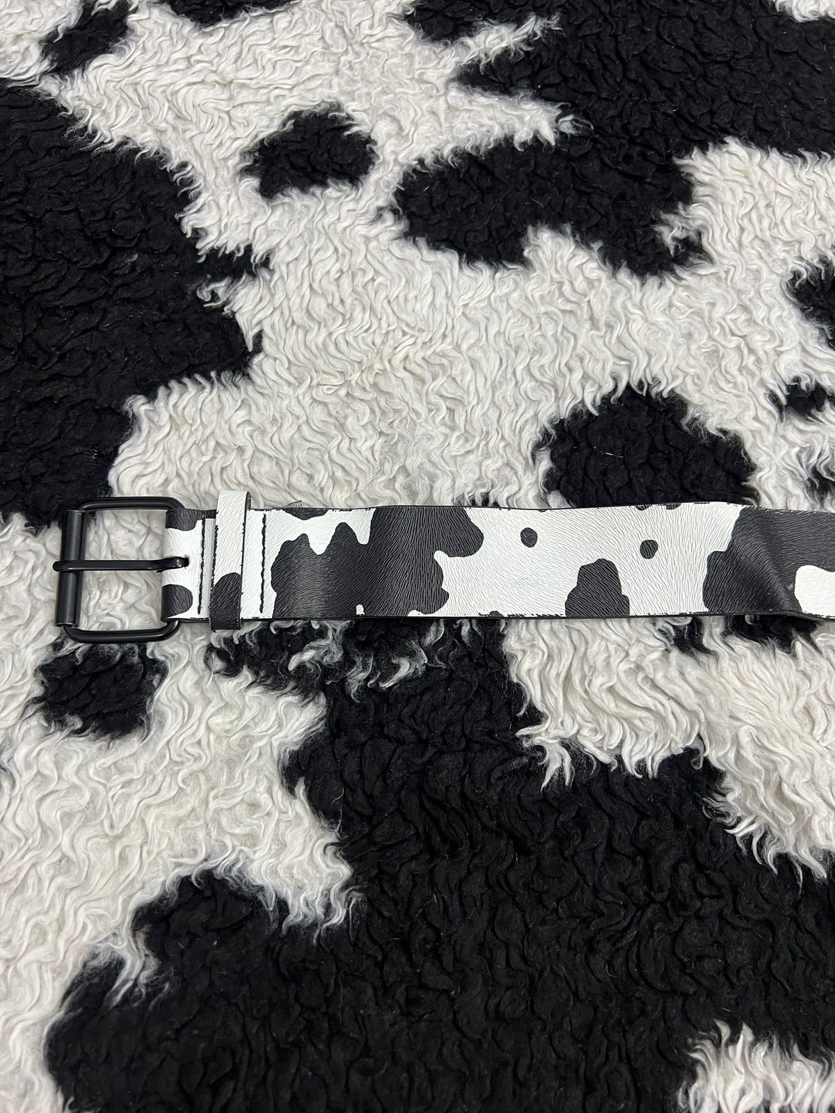Cow Print Belt