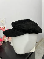 Black Messenger Cap