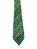 Green Patterned Tie