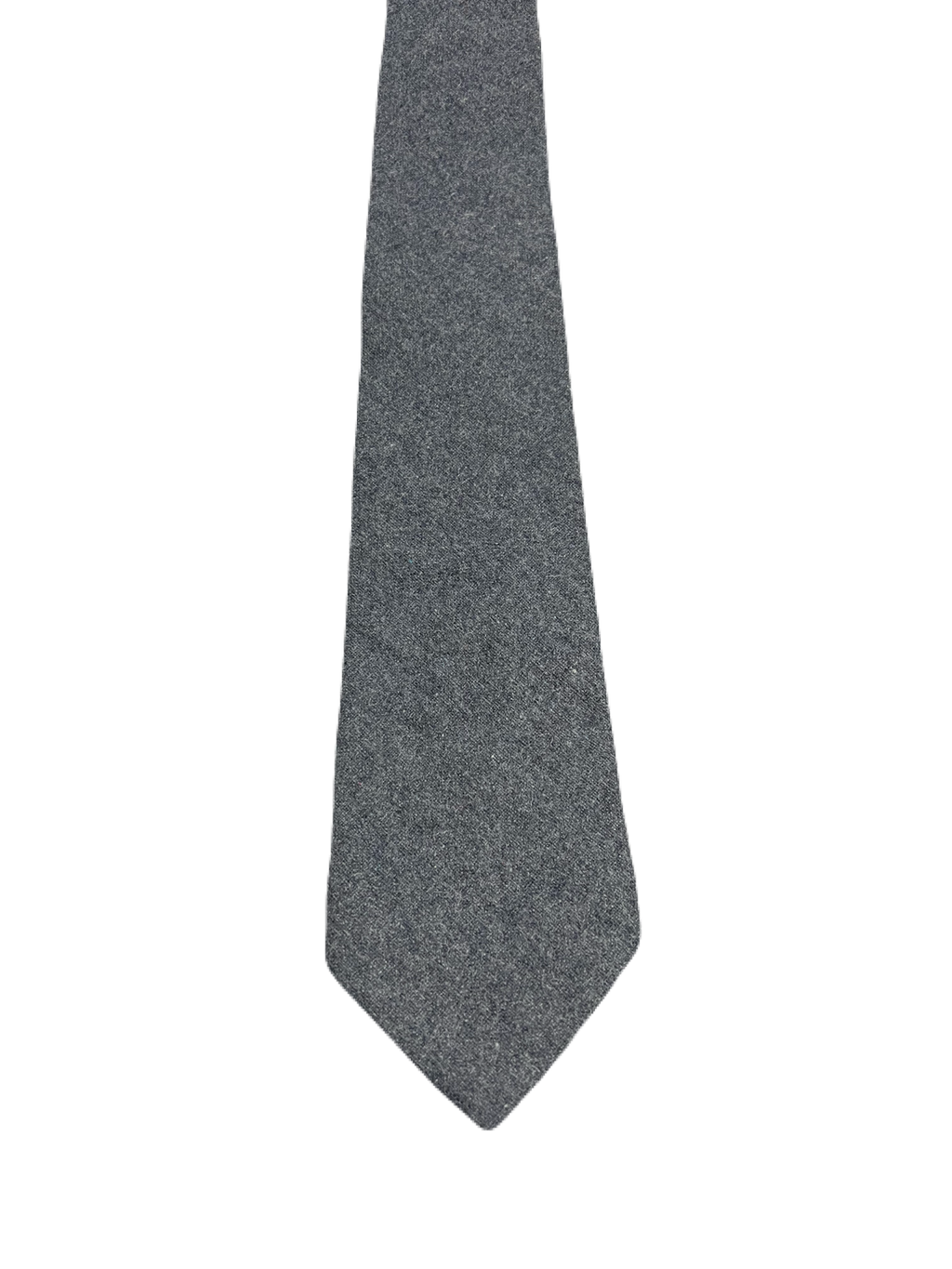 Grey Wool Tie