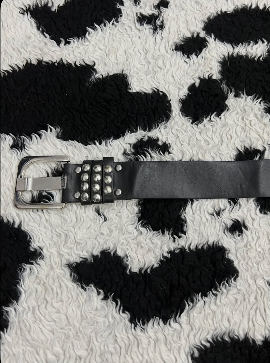 Black Studded Belt