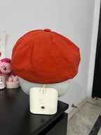 Orange Floral Cap