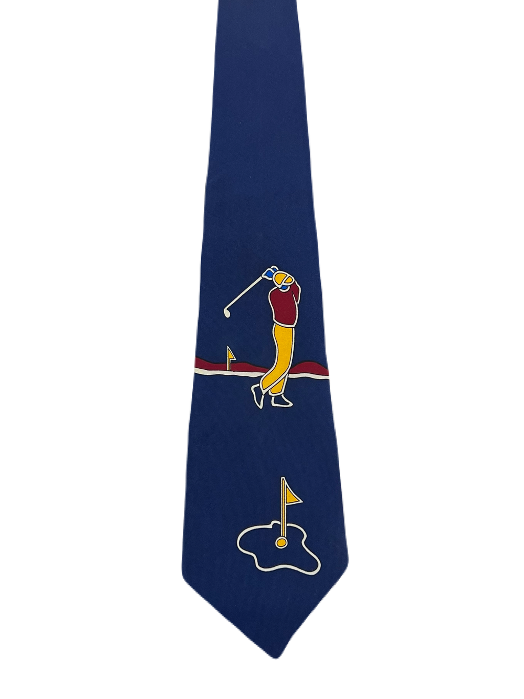 Golfing Graphic Tie