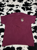 "Lost in Slice" Skeleton on Moon Pizza Tee (Large)