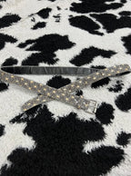 Narrow Laced Sparkle Belt