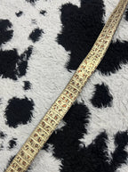 Golden Cheetah Print Belt