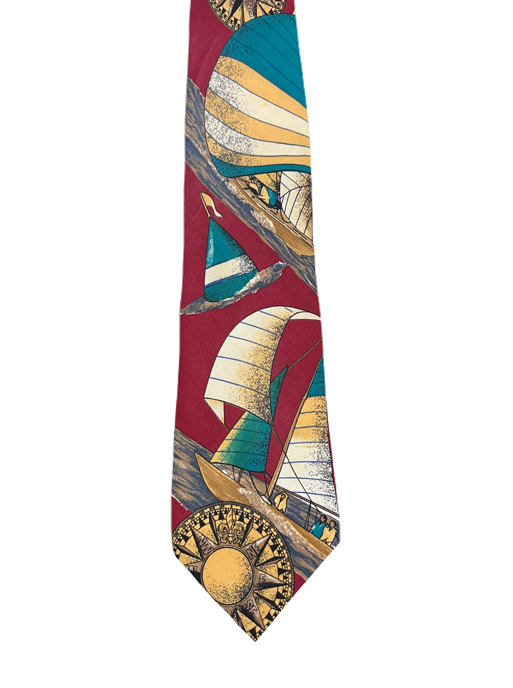 Gallo Nero Sailing Boats Tie