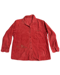 Corduroy Orange Embroidered Buttonup