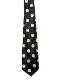 Black Smiley Faces Tie