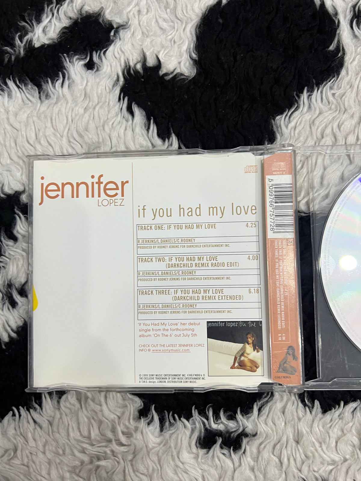 Jennifer Lopez - If you had my love Music CD (With poster)