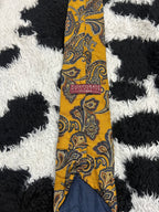 Corporate Mustard Embroidered Tie
